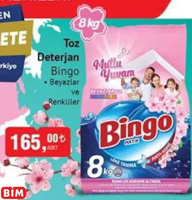 BİNGO TOZ  DETERJAN